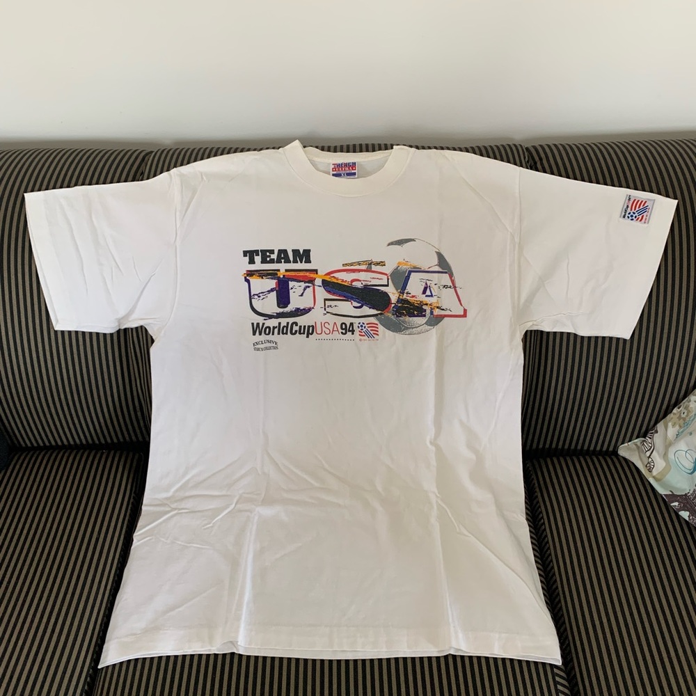 FIFA World Cup Team USA 1994 Vintage T-shirt Exclusive Stadium Official Licensed - Picture 7 of 8